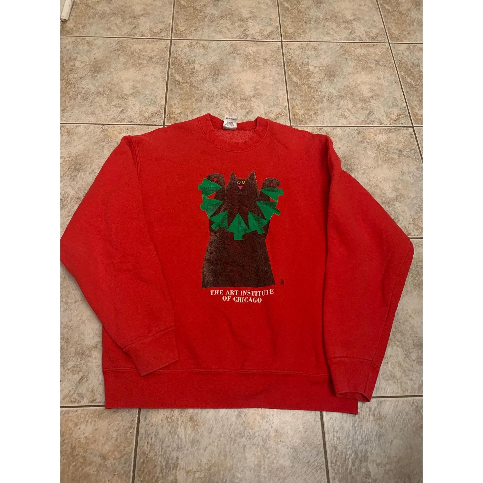 Fruit Of The Loom Vintage the art Institute of Chicago Sweatshirt size large Size US L / EU 52-54 / 3 - 1 Thumbnail