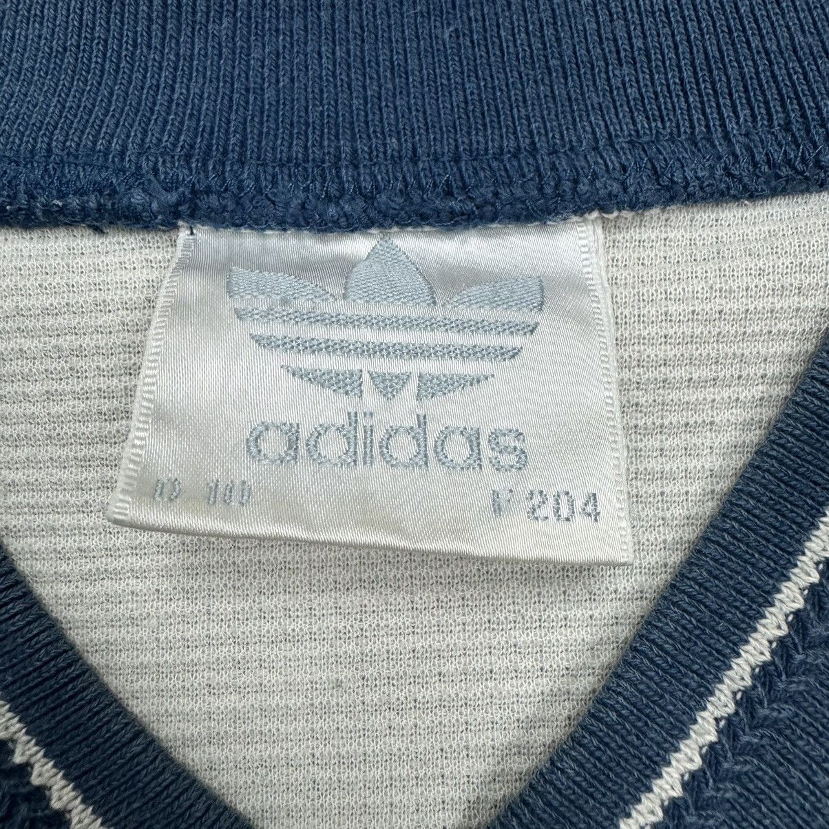 Adidas Vintage 90s Adidas Originals V-Neck Thermal Sweatshirt Size US XL / EU 56 / 4 - 14 Thumbnail