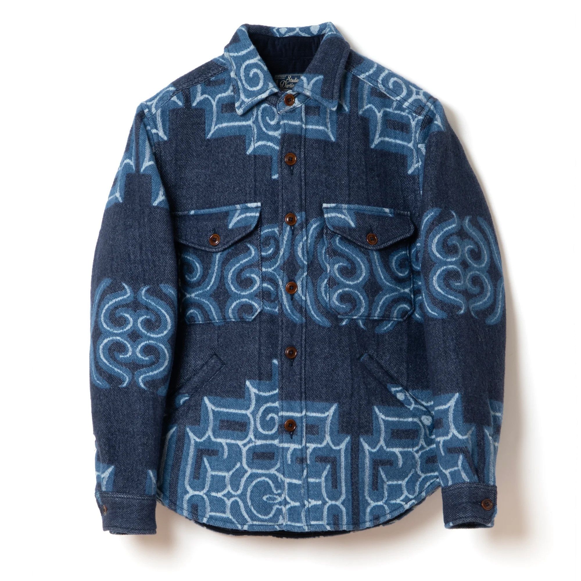 Designer × Studio D'Artisan Studio D'Artisan "Ainu" Blanket Shirt [SP-106] (size 38) Size US S / EU 44-46 / 1 - 1 Thumbnail
