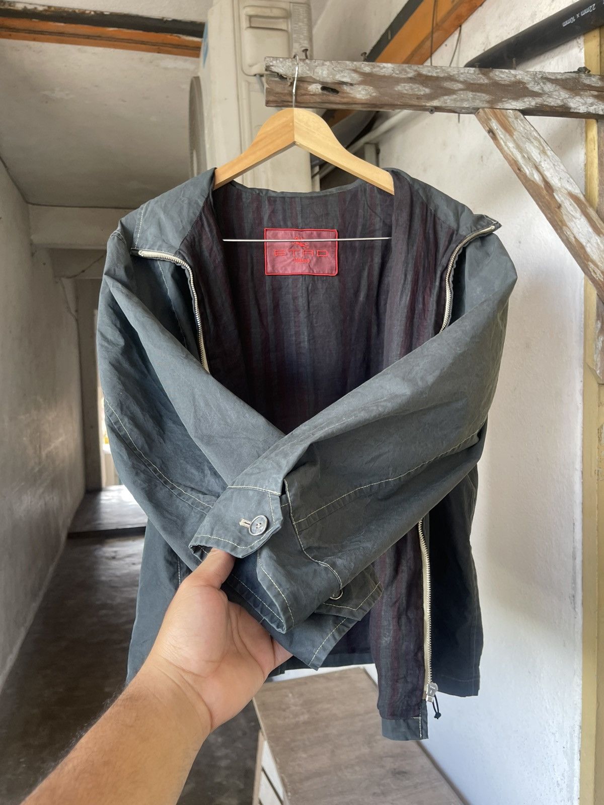 Etro Nice🔥 Vintage Etro Milano Faded Jacket Size US XL / EU 56 / 4 - 4 Thumbnail