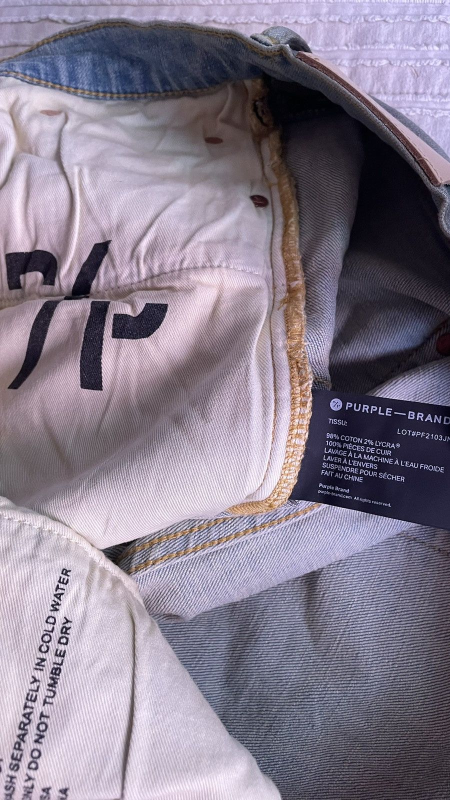 Purple Brand Purple Jeans Size US 33 - 4 Thumbnail