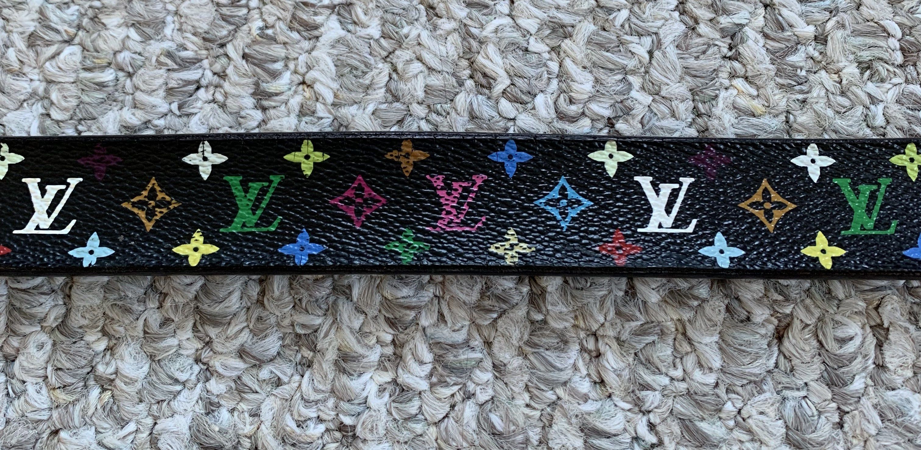 Louis Vuitton × Takashi Murakami S/S 2003 Louis Murakami Multicolor Monogram Belt + Box Size 30 - 4 Thumbnail