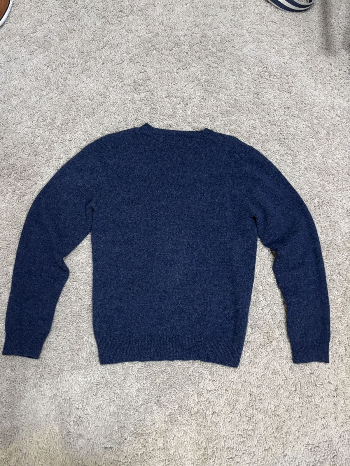 Polo Ralph Lauren Vintage blue wool sweater - Size: Medium Size US M / EU 48-50 / 2 - 4 Thumbnail
