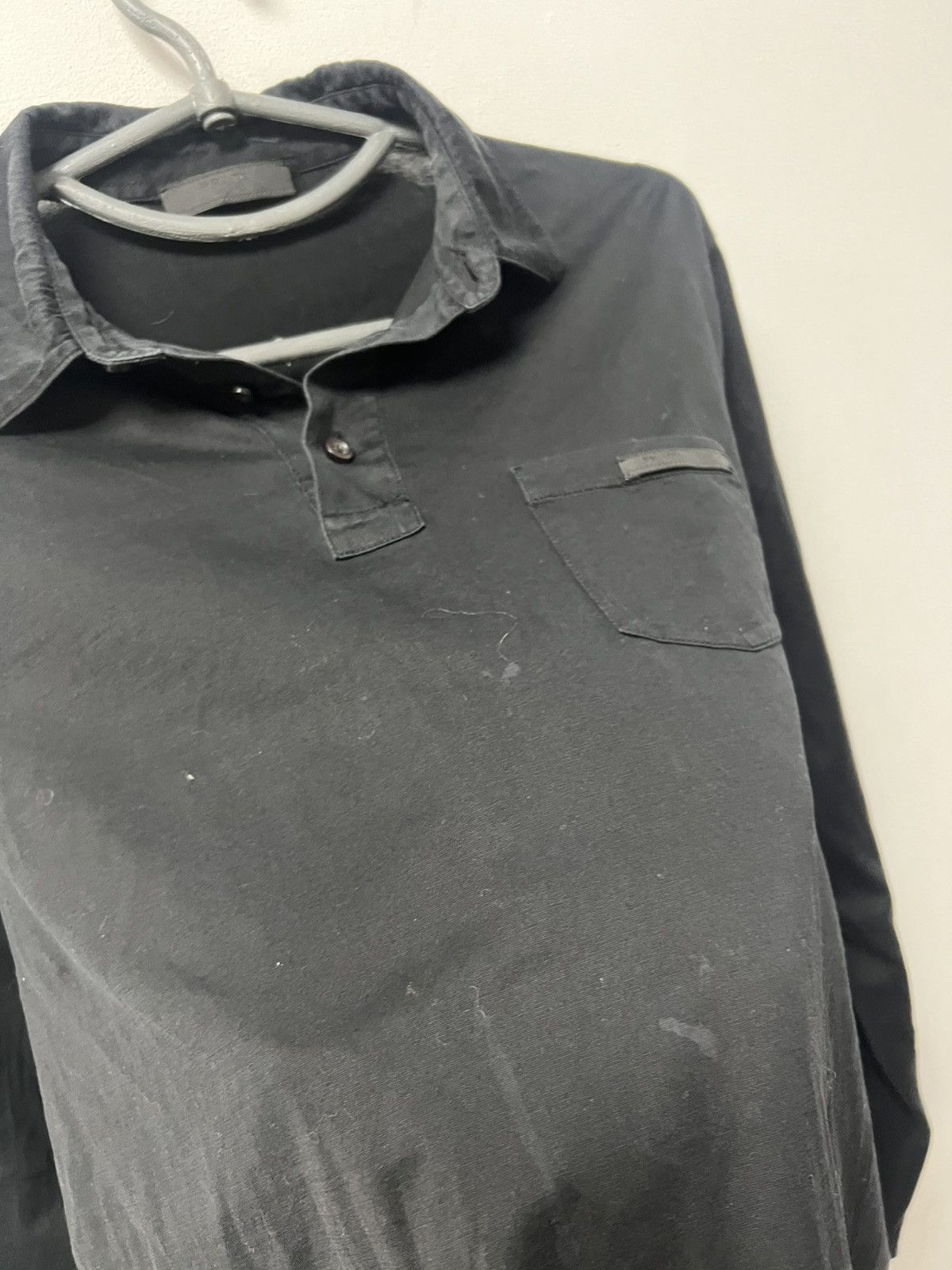 Prada Prada Black Long-Sleeve Polo Shirt – Size S Mens Size US S / EU 44-46 / 1 - 19 Thumbnail