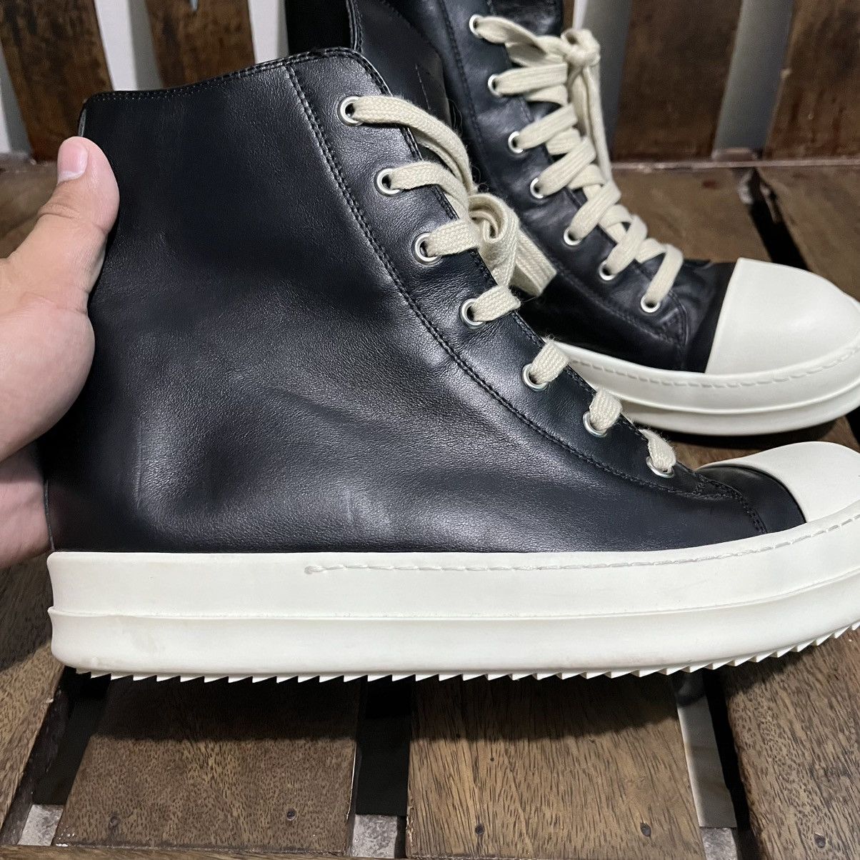 Rick Owens Rick Owens leather ramones sneaker Size US 12 / EU 45 - 3 Thumbnail