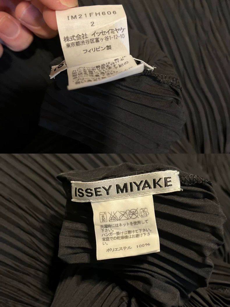 Issey Miyake Issey Miyake size:2 Black hard tulle pleated mainline dres Size M / US 6-8 / IT 42-44 - 7 Thumbnail