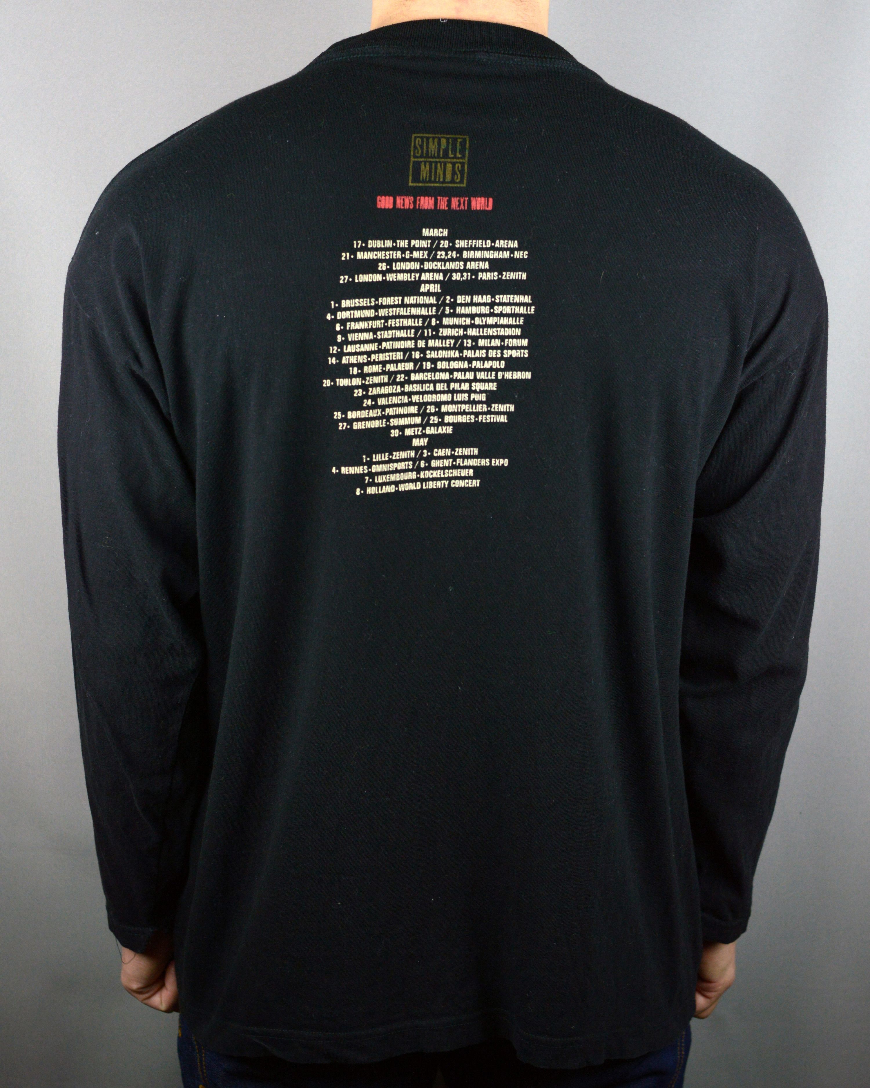 Vintage Vintage Simple Minds longsleeve t shirt Size US XL / EU 56 / 4 - 2 Thumbnail