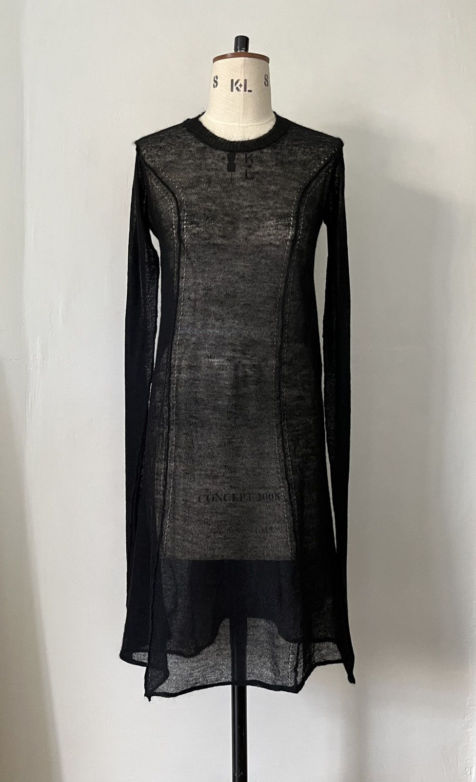 AW 2008 Runway See Through Knit Dress
