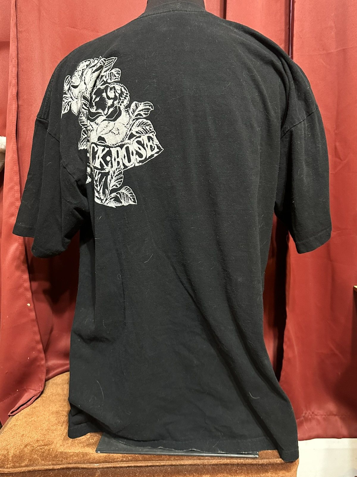 Vintage Vintage Marilyn Monroe Tshirt Y2K Black Rose Sugar Skull Size US XXL / EU 58 / 5 - 6 Thumbnail
