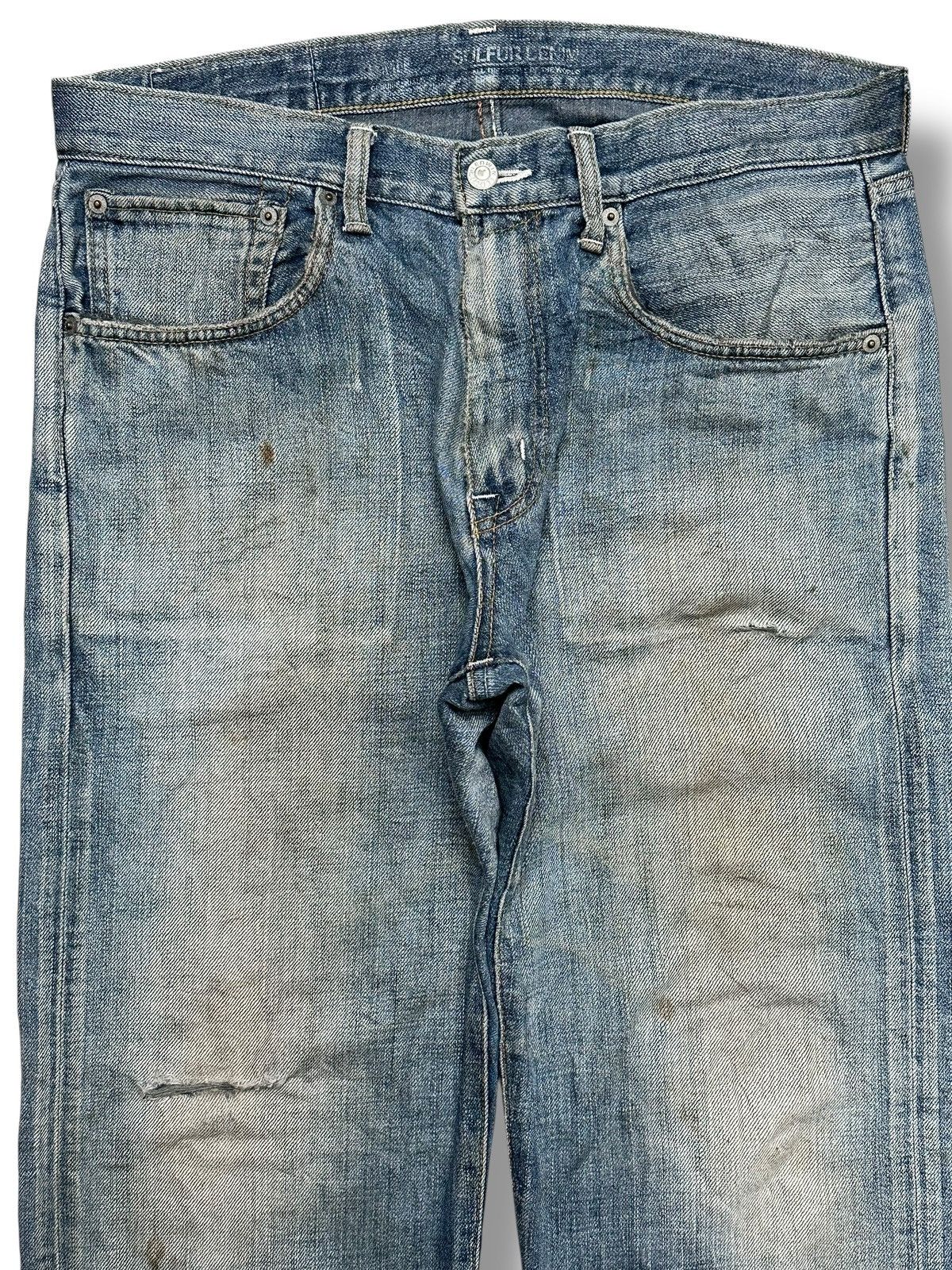 Edwin Edwin 506 Relax Vintage JPN Jeans With Natural Fading & Wear Size US 35 - 2 Thumbnail