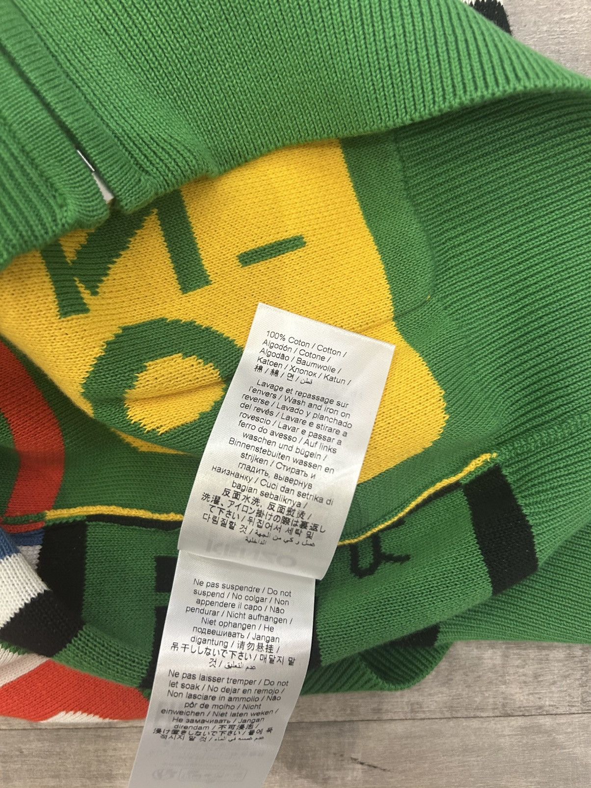 Kenzo Kenzo Label Knit Sweatshirt Size US L / EU 52-54 / 3 - 6 Thumbnail