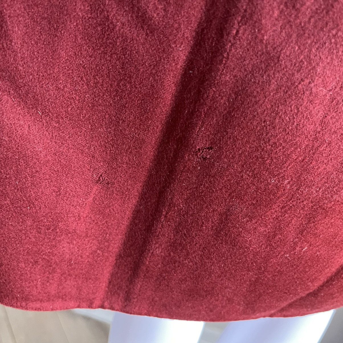 Loro Piana Loro Piana Baby Cashmere & Goat Suede Burgundy Dress Size XL / US 12-14 / IT 48-50 - 9 Thumbnail