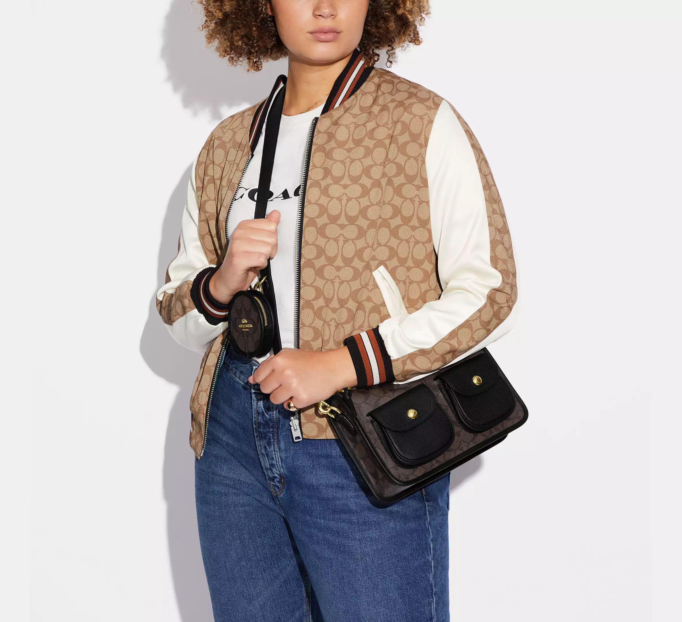 Coach Pennie Crossbody With Coin Case In Signature Canvas C5675 Size ONE SIZE - 12 Thumbnail
