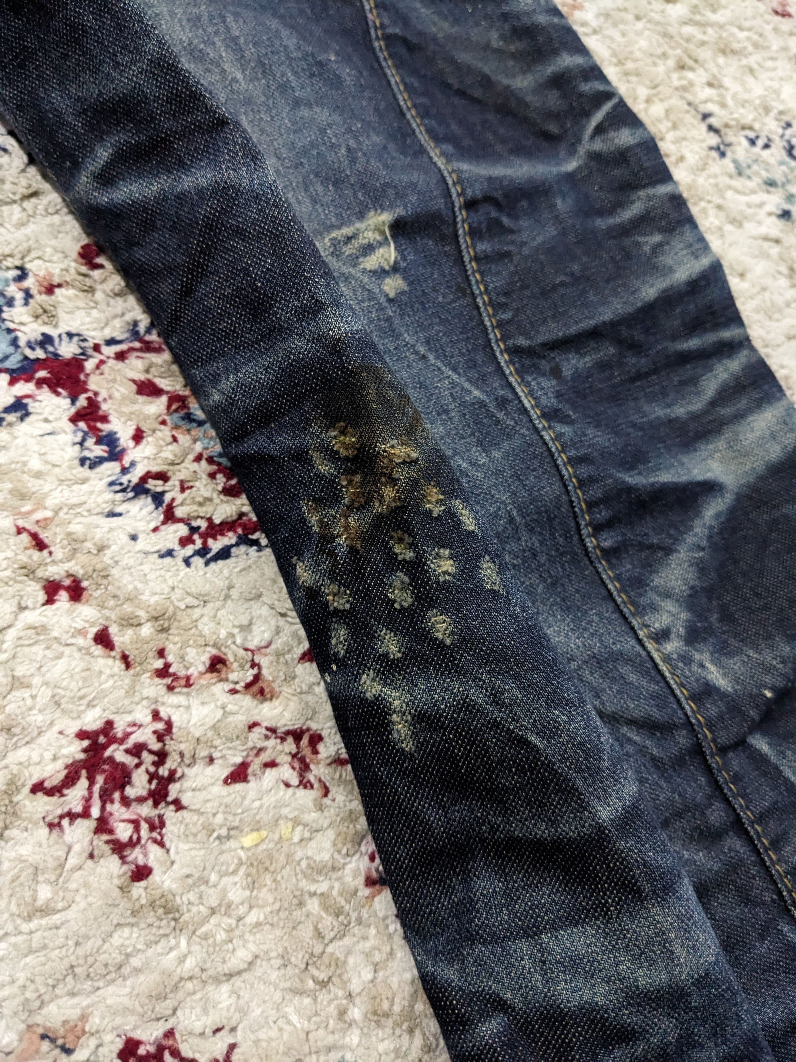 Japanese Brand Joneaa Double Waisted Distressed Twisted Denim Jeans Size US 32 / EU 48 - 18 Thumbnail