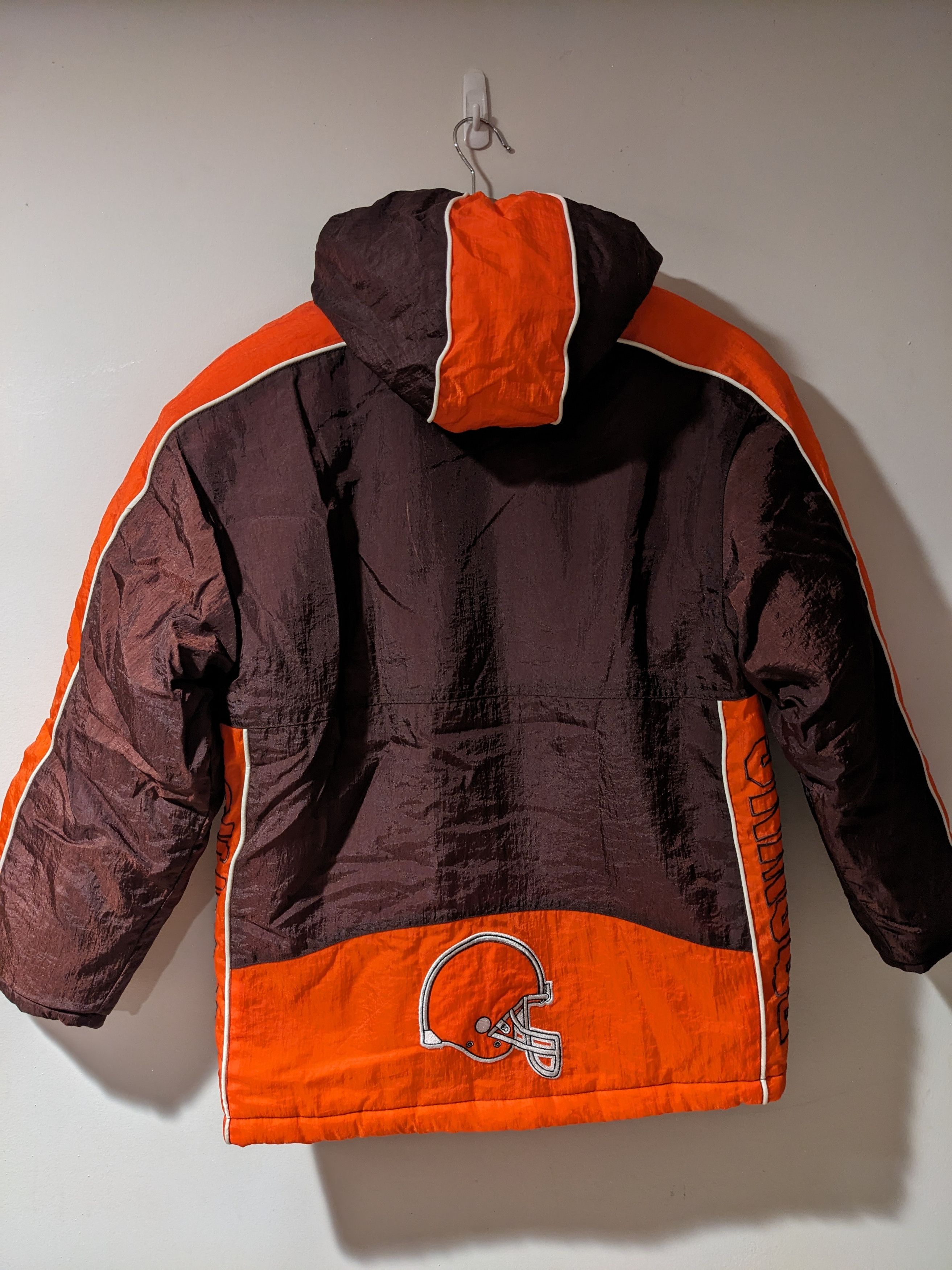 NFL × Vintage Vintage 90s Cleveland Brown Mighty NFL Boys Medium Jacket Size US M / EU 48-50 / 2 - 5 Thumbnail