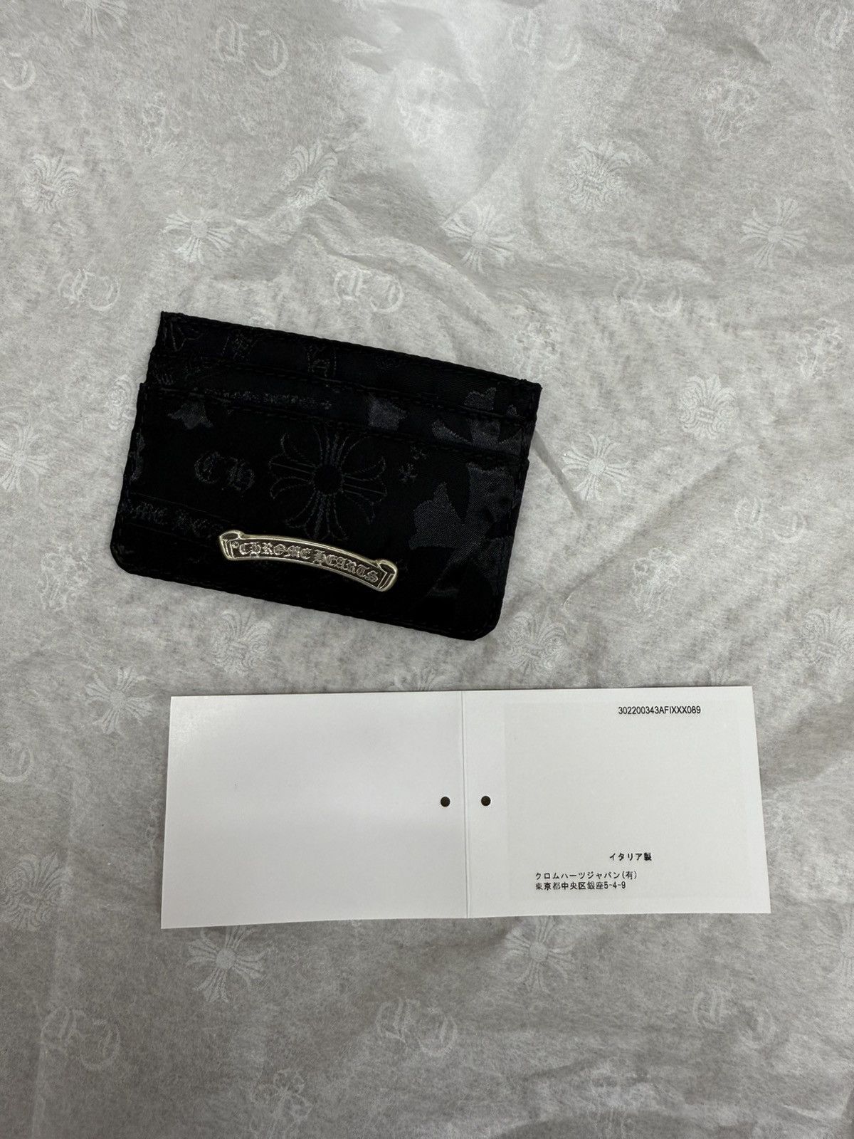 Chrome Hearts Chrome Hearts Multi-Motif Nylon Card Case Size ONE SIZE - 1 Thumbnail