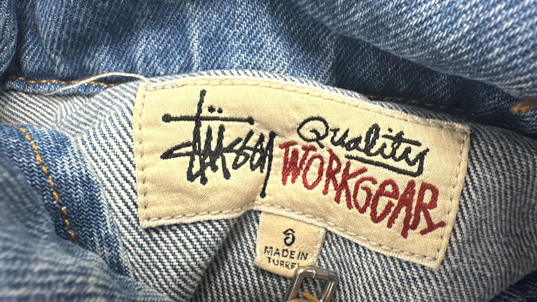 Stussy Stussy FA23 Zip Work Jacket Denim Blue Small Size US S / EU 44-46 / 1 - 6 Thumbnail