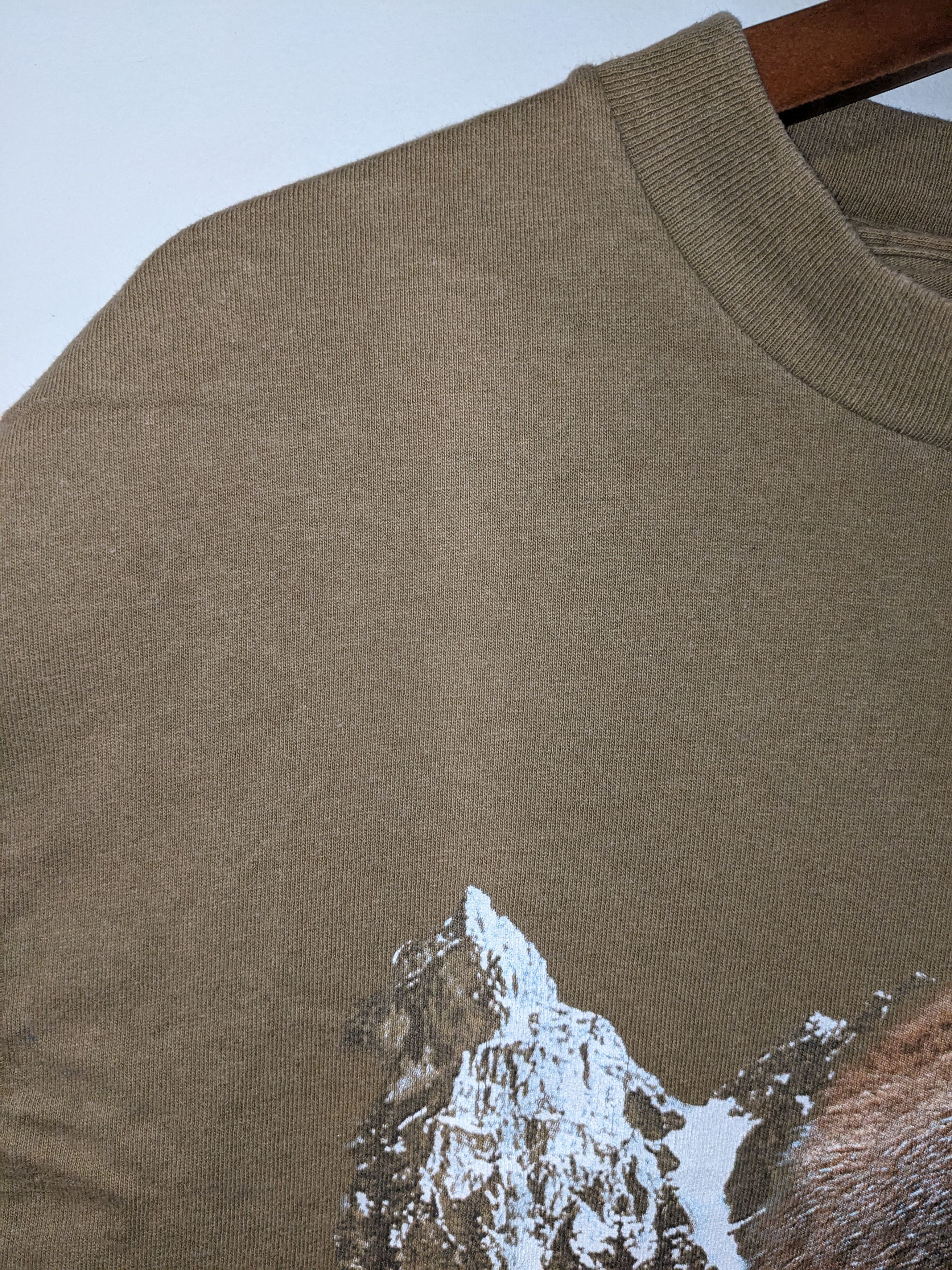 Vintage Vintage 90s Bear Animal Nature Wildlife Brown Large T-Shirt Size US L / EU 52-54 / 3 - 8 Thumbnail