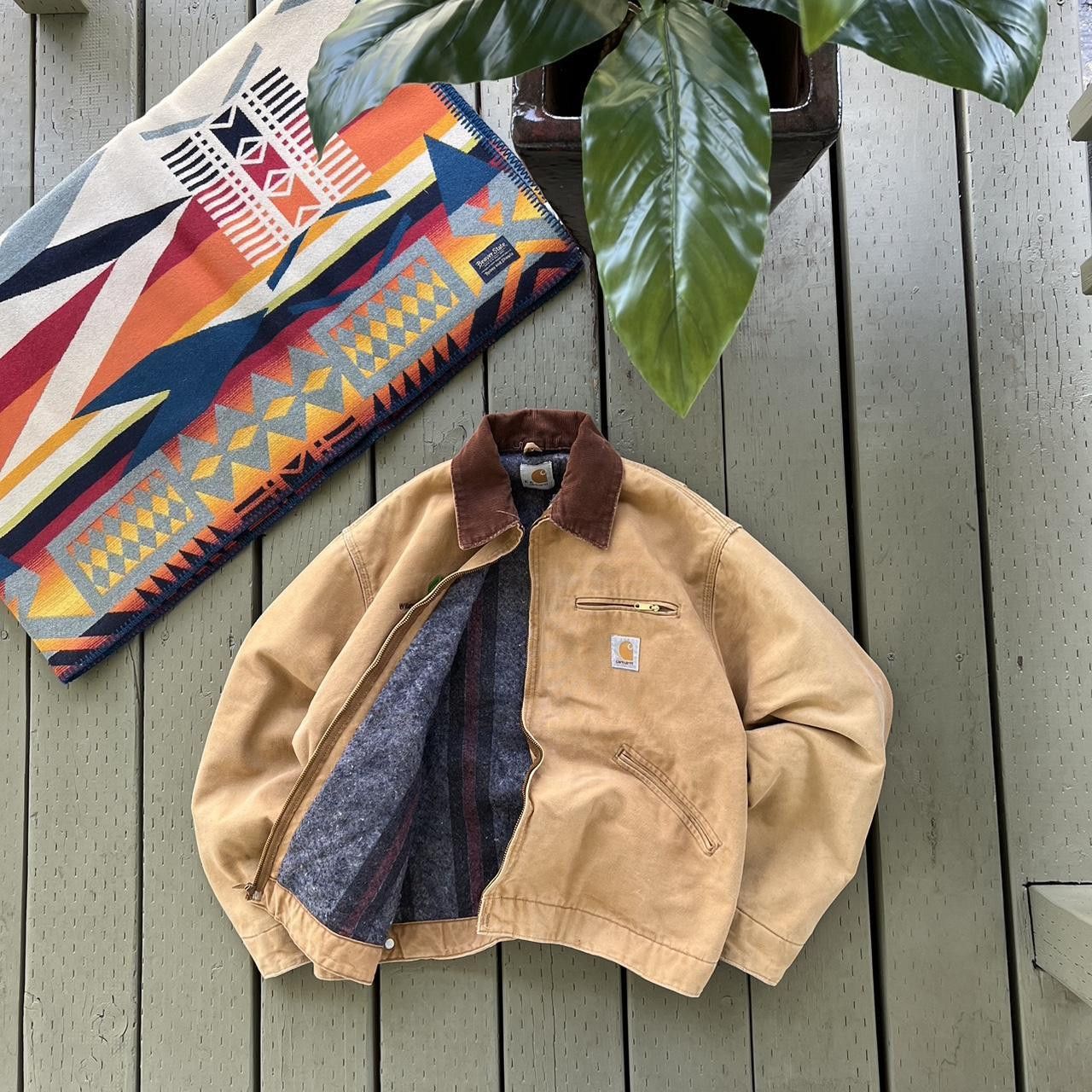 Carhartt × Vintage vintage carhartt detroit jacket Size US XL / EU 56 / 4 - 1 Thumbnail