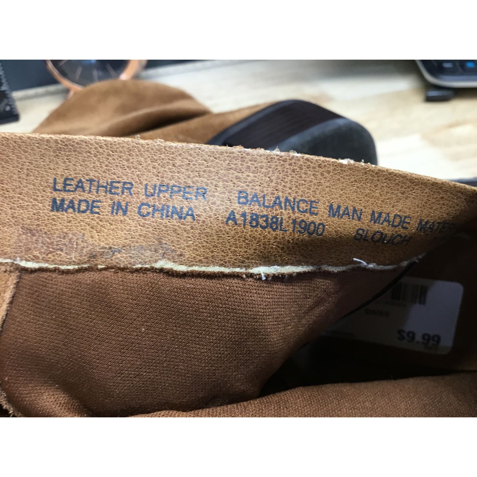 The Unbranded Brand Reba Ankle Boots Women's US 7.5M Brown Suede Leather Slouch Size US 7.5 / EU 40-41 - 6 Thumbnail