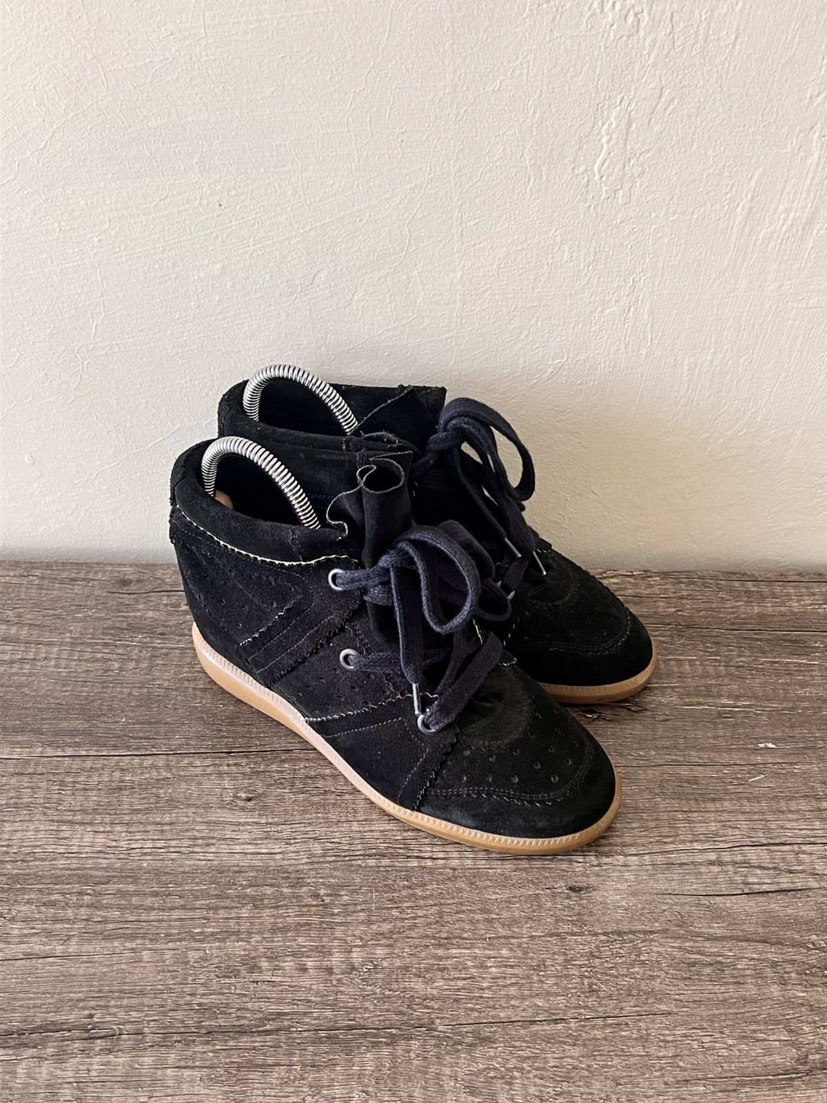 Isabel Marant Etoile Bobby Suede Leather Trainers Size US 9 / IT 39 - 1 Thumbnail