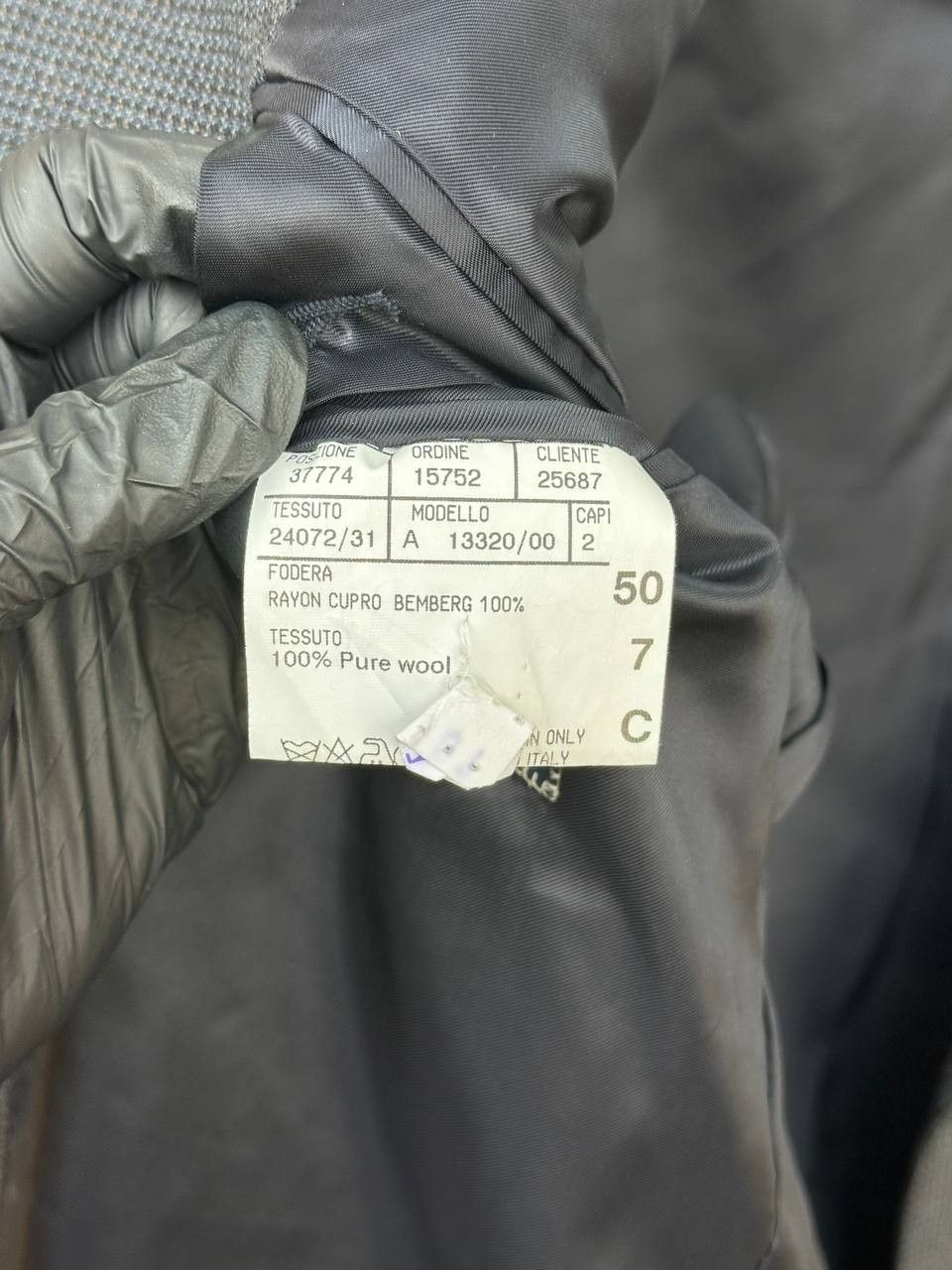 Canali RRP $1500 Canali Luxury Italy Tailored Wool Blazer Birdseye Size 50R - 11 Thumbnail