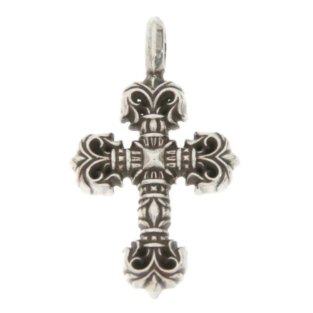 image of Chrome Hearts Filigree Charm Pendant in Silver, Men's