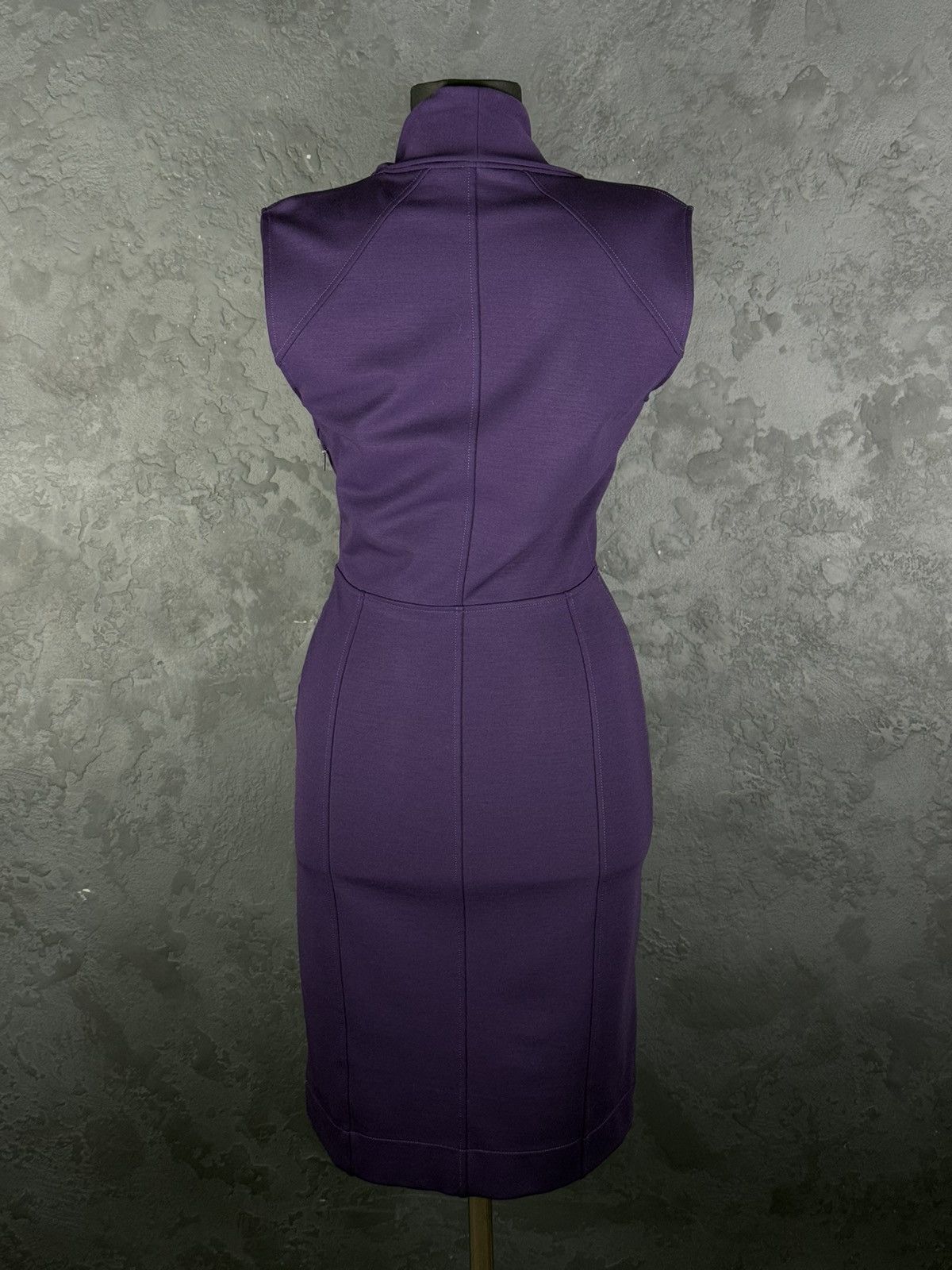 Gucci Gucci Vintage Women’s Purple Sleeveless Sheath Dress Size L Size L / US 10 / IT 46 - 9 Thumbnail