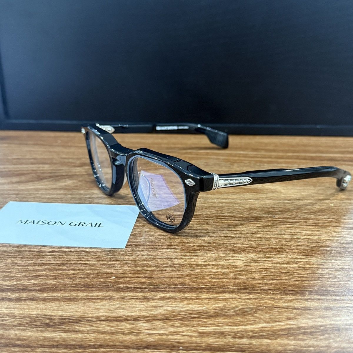 Chrome Hearts CHROME HEARTS CHIRP CHIRP BLACK EYEGLASSES Size ONE SIZE - 1 Thumbnail
