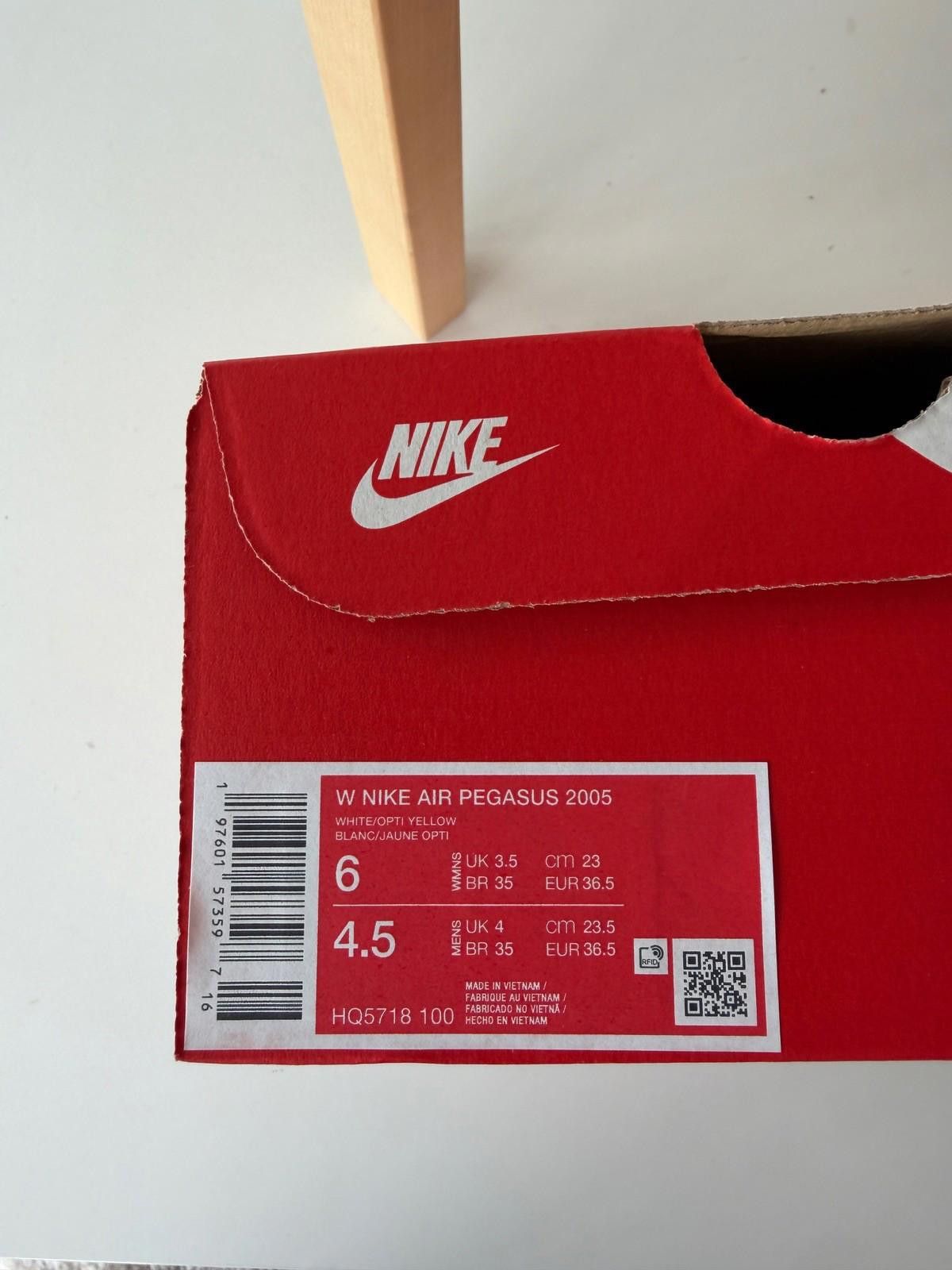 Nike new nike womens w air pegasus 2005 sneakers shoes white 6 36 Size US 6 / IT 36 - 6 Thumbnail