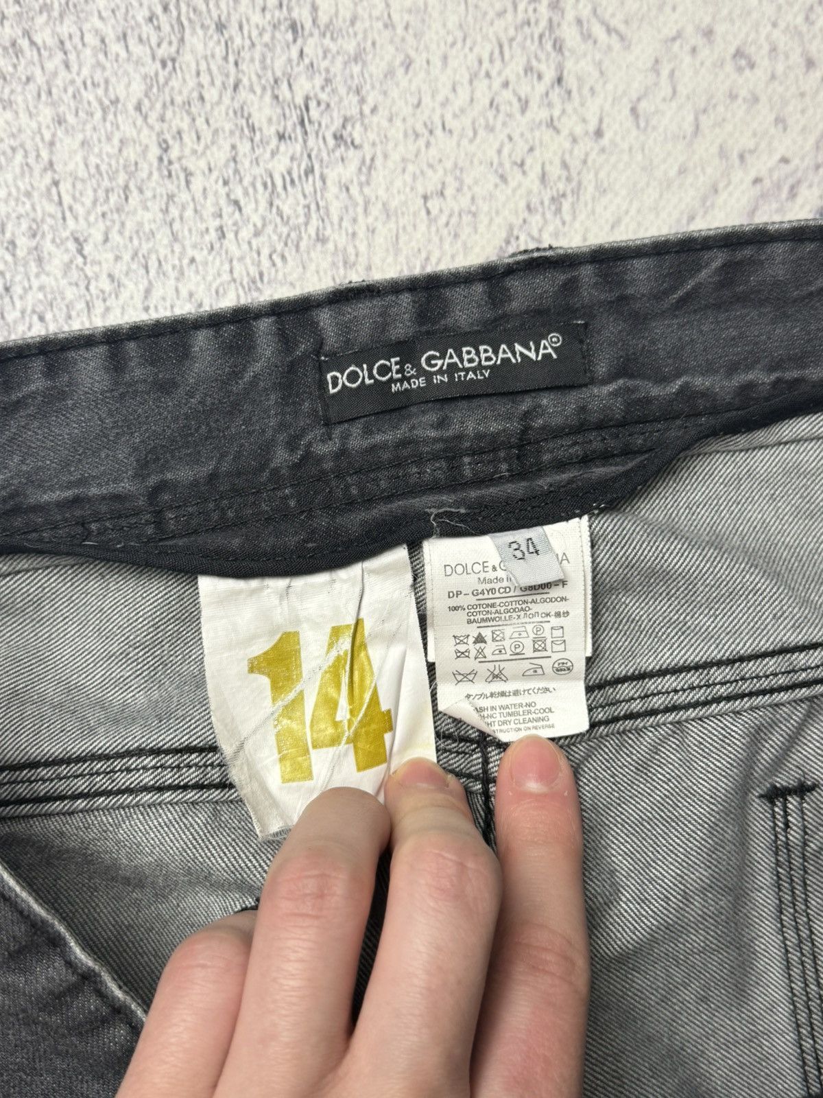 Dolce & Gabbana Vintage Dilce & Gabbana Denim Pants Y2K Size US 34 / EU 50 - 17 Thumbnail