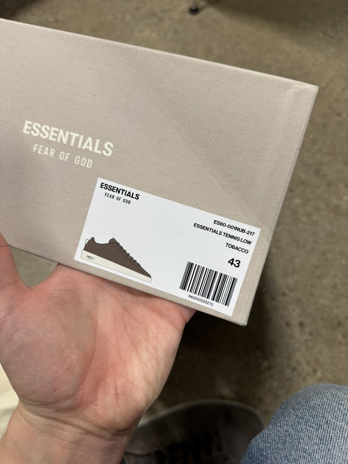 Essentials × Fear of God Fear of God Essentials Tennis Suede Sneaker NEW 325$ Size US 10 / EU 43 - 7 Thumbnail