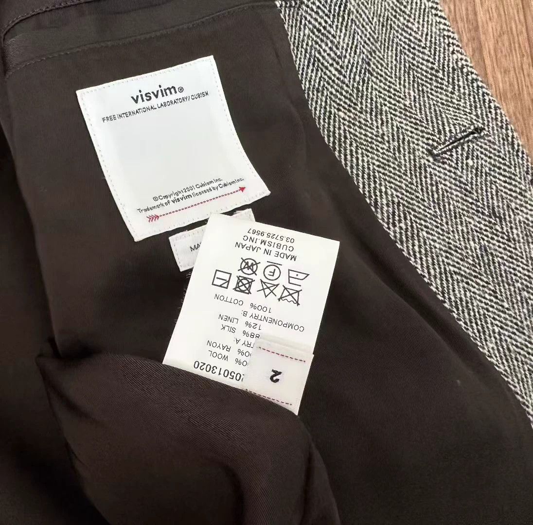 Visvim VISVIM Donegal wool tweed herringbone casual suit jacket, Size US M / EU 48-50 / 2 - 4 Thumbnail