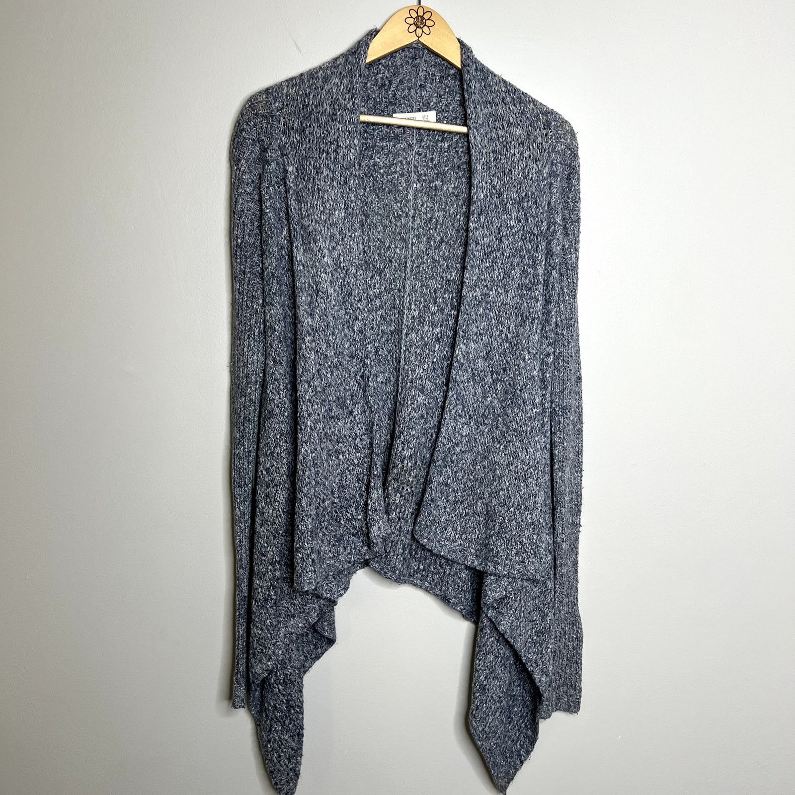 Other Gilly Hicks Blue Knit Open Front Cardigan Sweater Size XS / US 0-2 / IT 36-38 - 4 Thumbnail