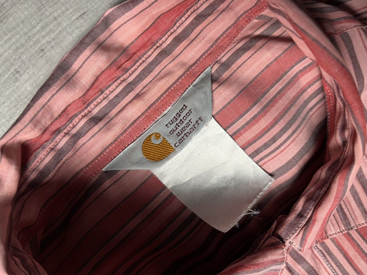 Carhartt Vintage Carhartt striped shirt hawaii y2k size XLarge Size US XL / EU 56 / 4 - 4 Thumbnail