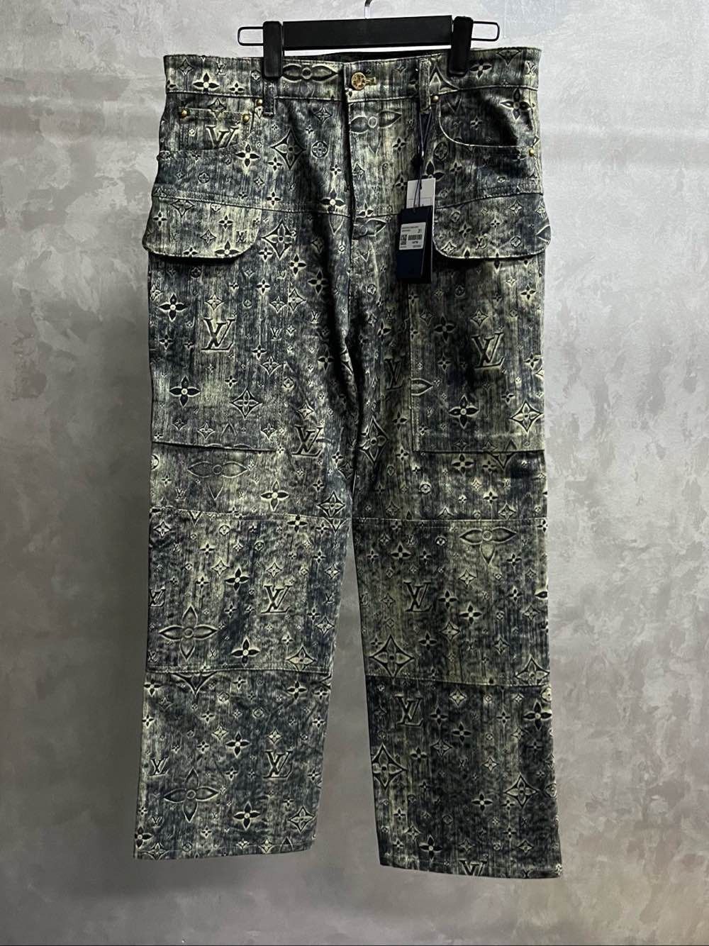 Louis Vuitton Louis Vuitton Monogram Denim Jeans Size 31 Size US 31 - 1 Thumbnail