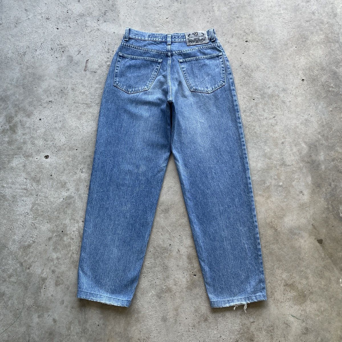 Trussardi W29x29 Vintage Trussardi Made In Italy Jeans Denim Pants Size US 29 - 2 Thumbnail