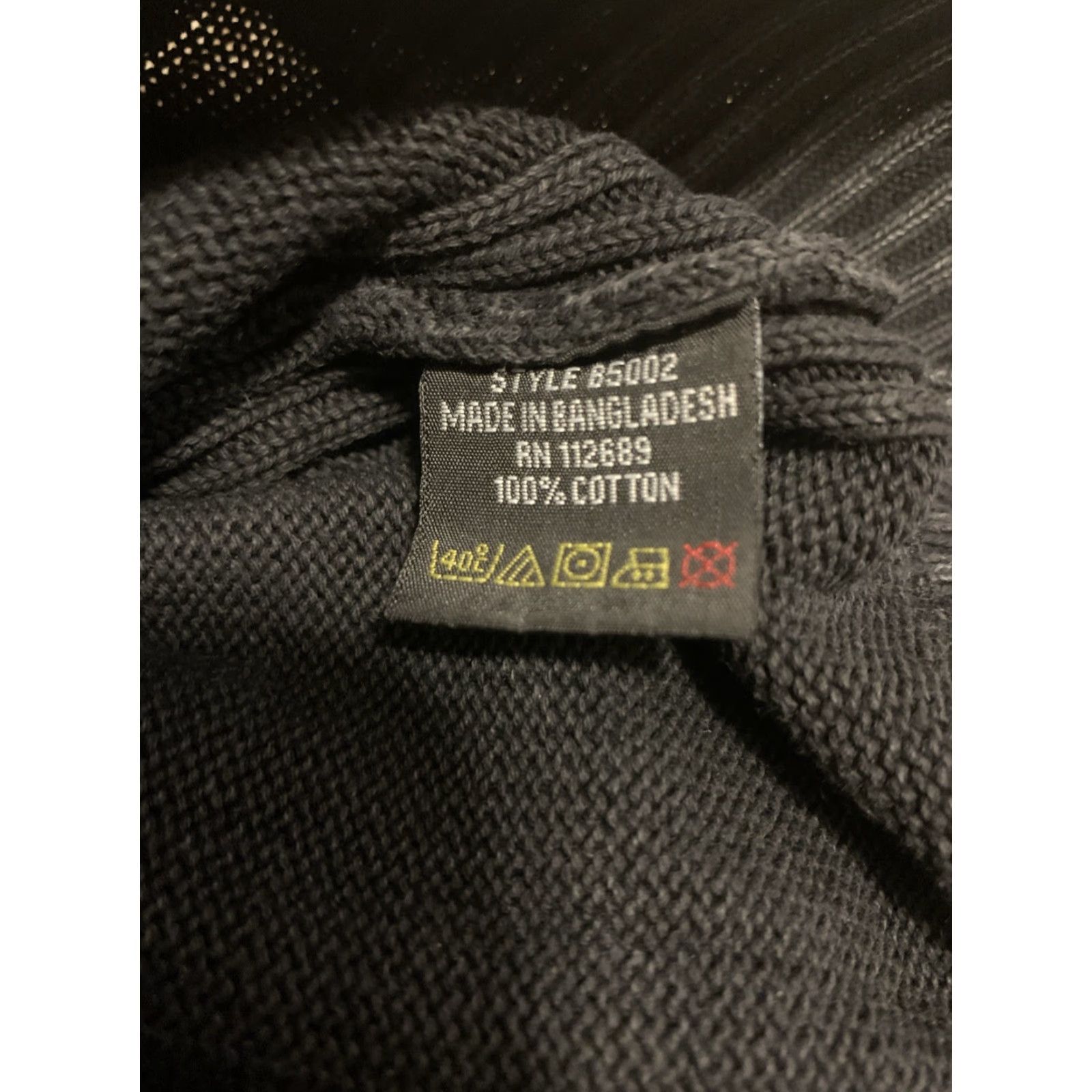 Vintage Buckle Buckle BKE Men's XL Athletic Fit Pullover Sweater 1/4 Zip Black Knit Cotton Casual Mens Size US XL / EU 56 / 4 - 6 Thumbnail