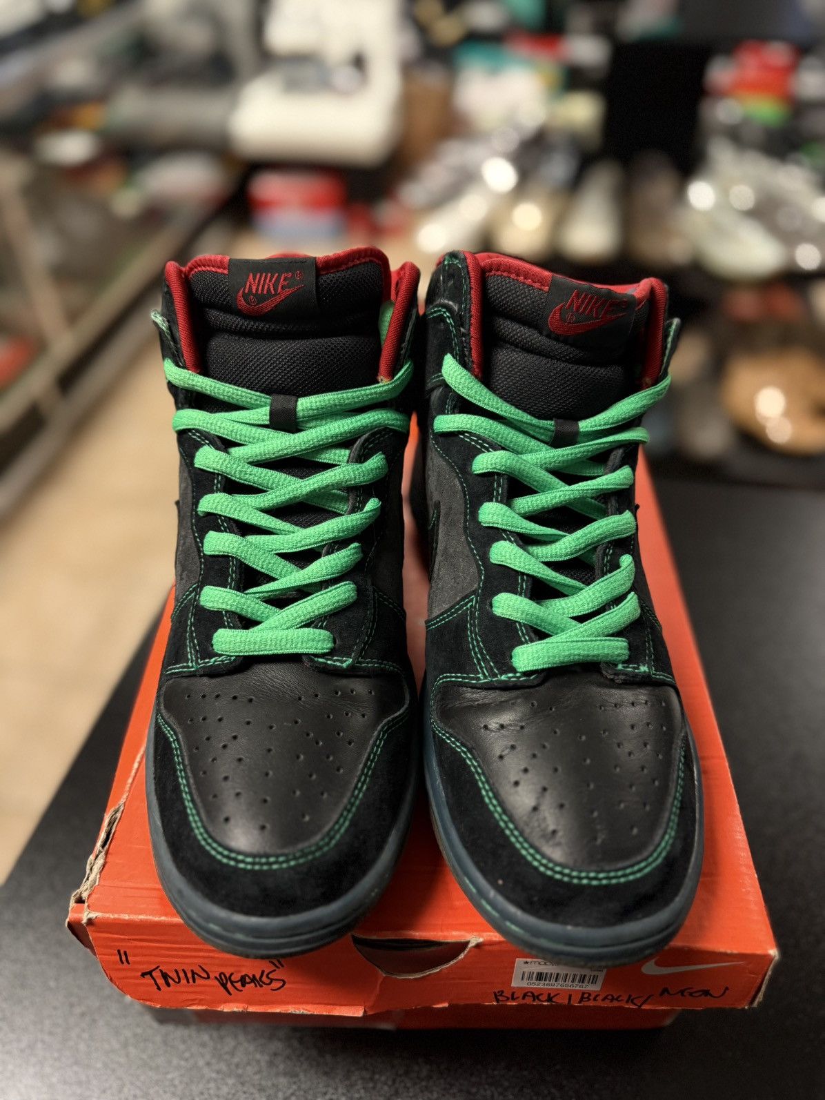 Nike Size 11 Nike Dunk High Premium SB 2008 Twin Peaks Night Owl Size US 11 / EU 44 - 4 Thumbnail