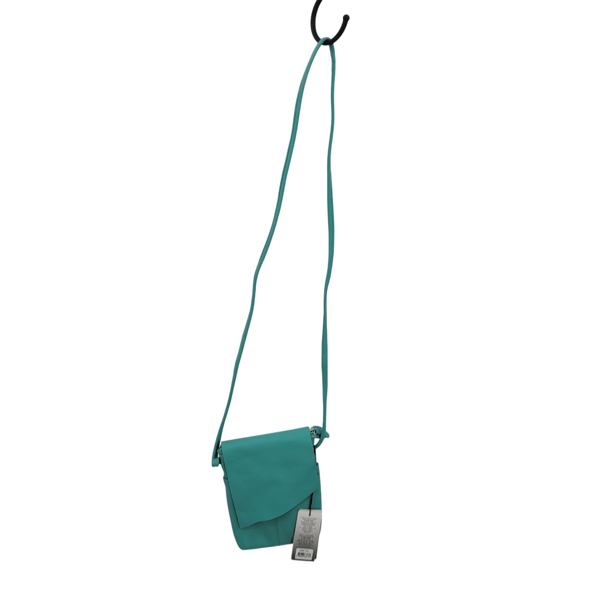 Designer ILI New York Leather Crossbody Bag 6647 TRQ Adjustable Strap Size ONE SIZE - 2 Thumbnail