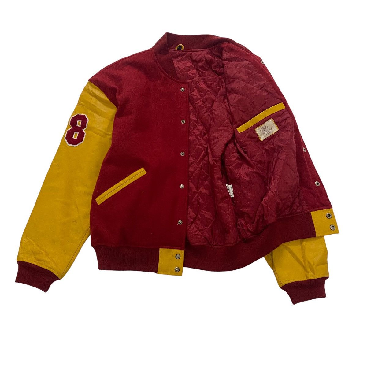 Japanese Brand × Vintage ✨Vintage Ryoko Hirosup Original wool varsity jacket Size US L / EU 52-54 / 3 - 14 Thumbnail