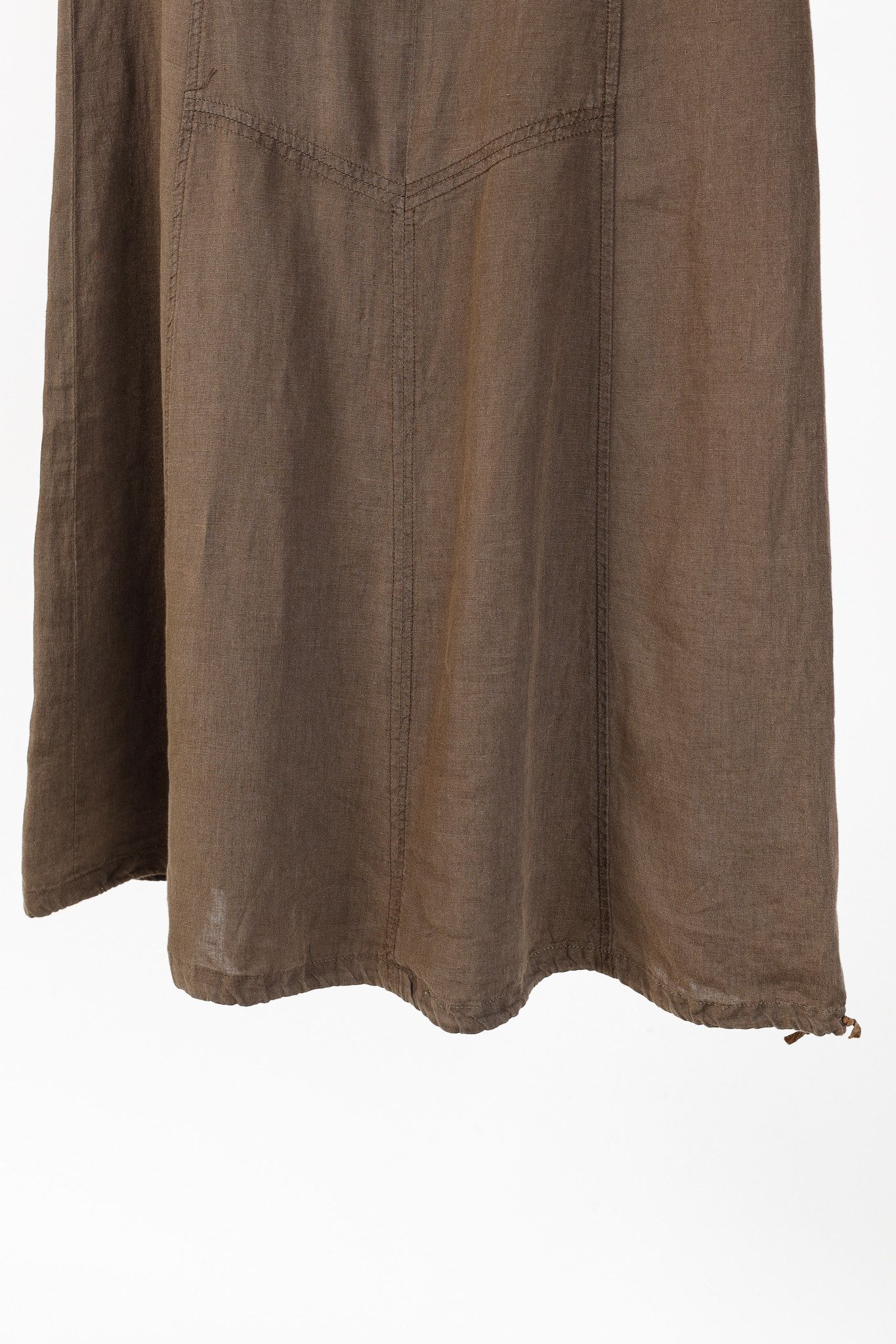 Weekend Max Mara Weekend Max Mara Brown Linen Tank Dress Size M / US 6-8 / IT 42-44 - 6 Thumbnail