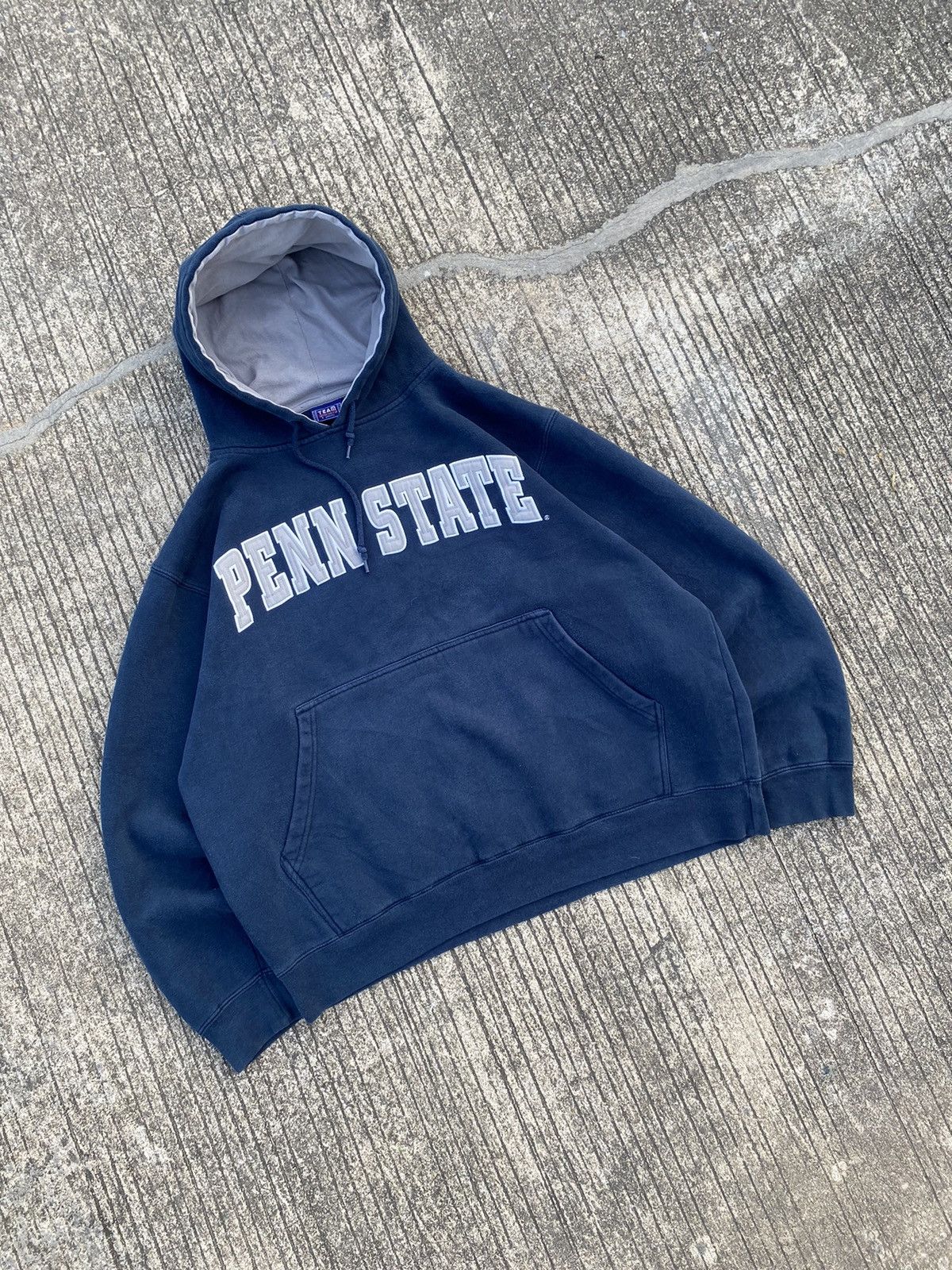 Russell Athletic VTG Boxy Faded PENN STATE Hoodie Size US L / EU 52-54 / 3 - 3 Thumbnail