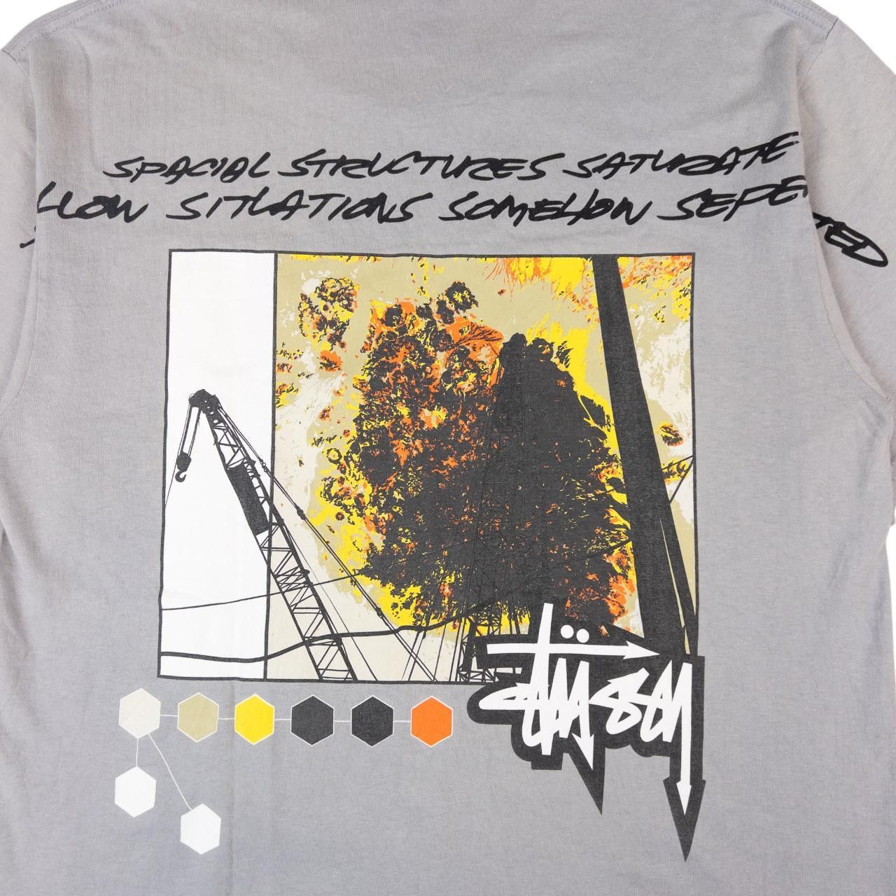 Stussy Vintage Stussy Futura Structures Graphic T Shirt Size L Size US L / EU 52-54 / 3 - 4 Thumbnail