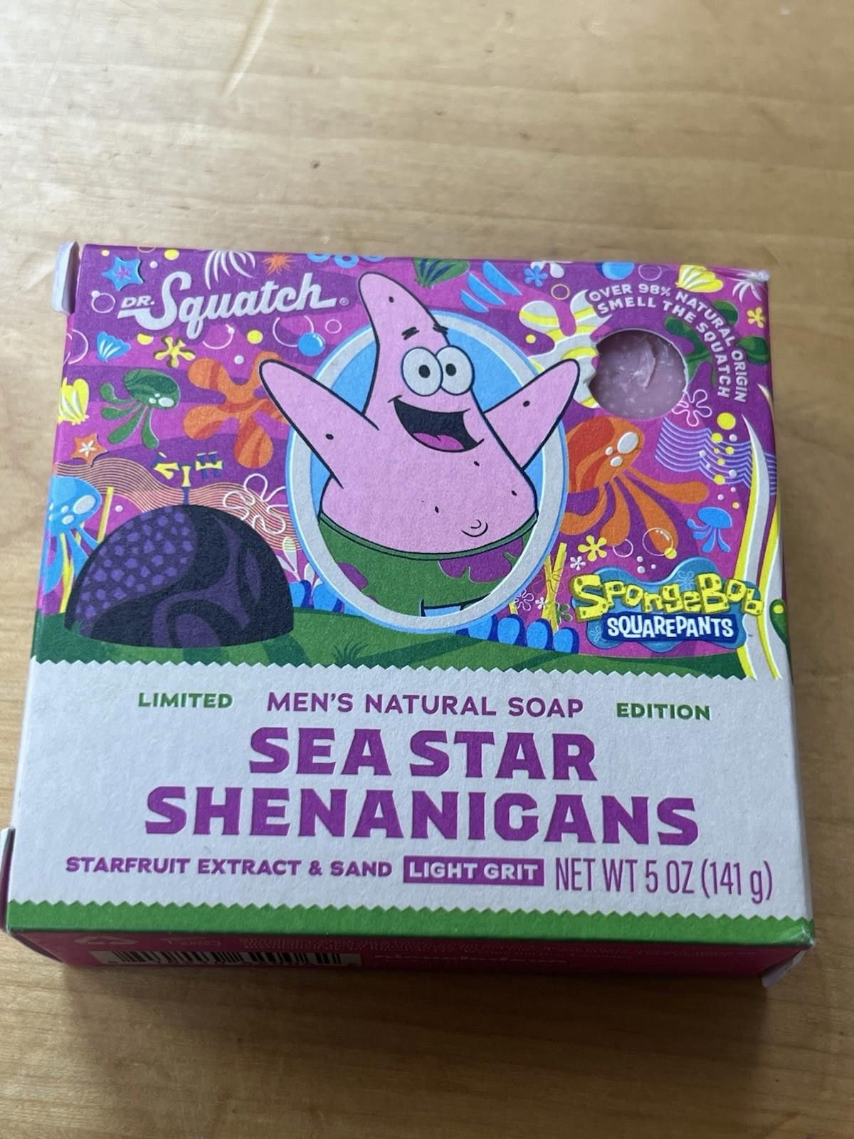 Other Dr. Squatch Bar Soap Spongebob Sea Light Grit Nickelodeon Size ONE SIZE - 2 Thumbnail