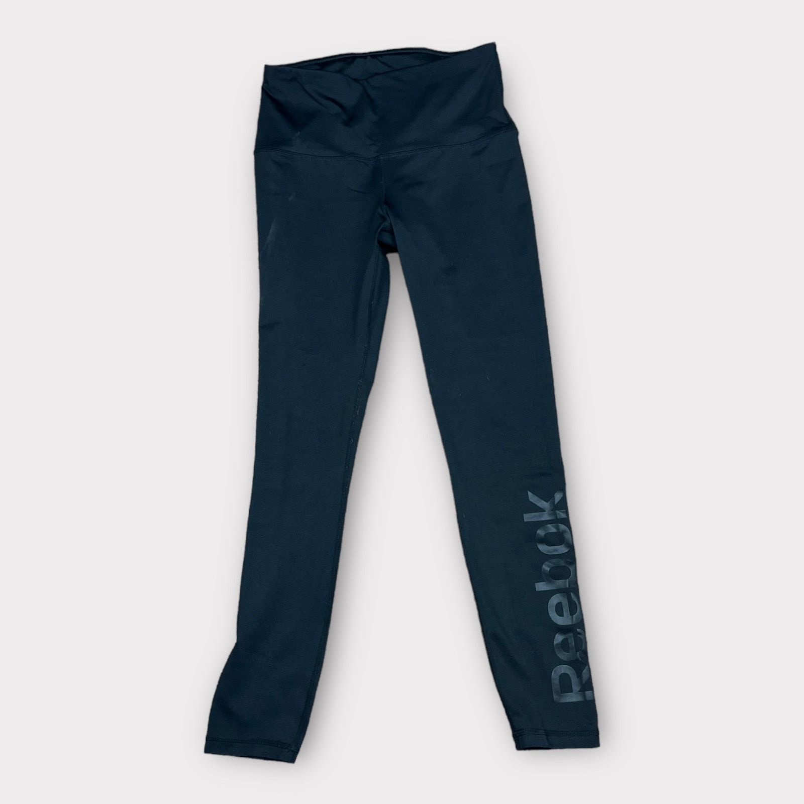 Reebok Reebok | Black Side Logo Everyday Favorite Leggings | Small Size 26" / US 2 / IT 38 - 4 Thumbnail