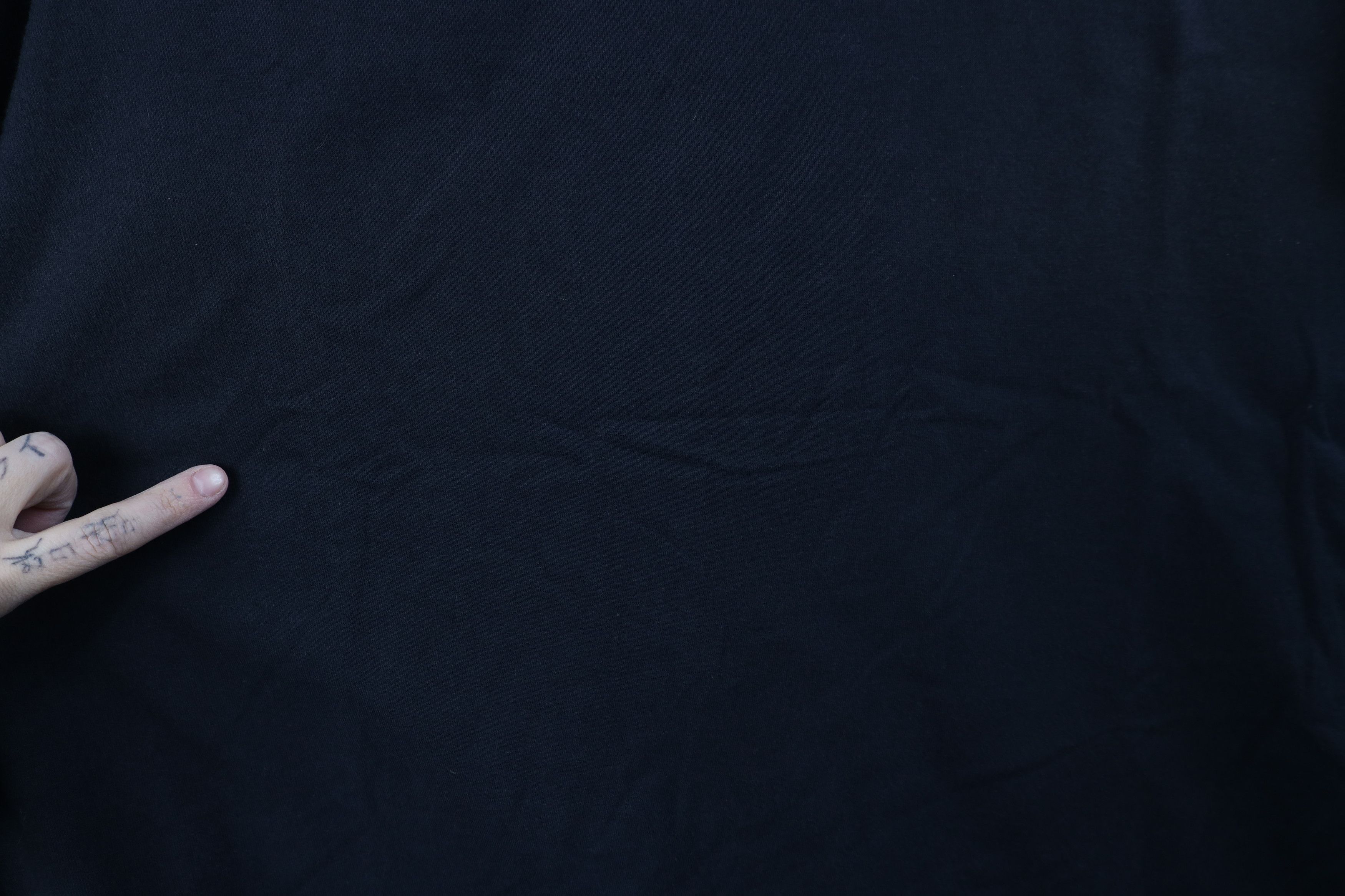 Lands' End × Vintage Vintage 90s Lands End Blank Cotton Short Sleeve T-Shirt Blue Size 3XL / US 20-22 - 4 Thumbnail