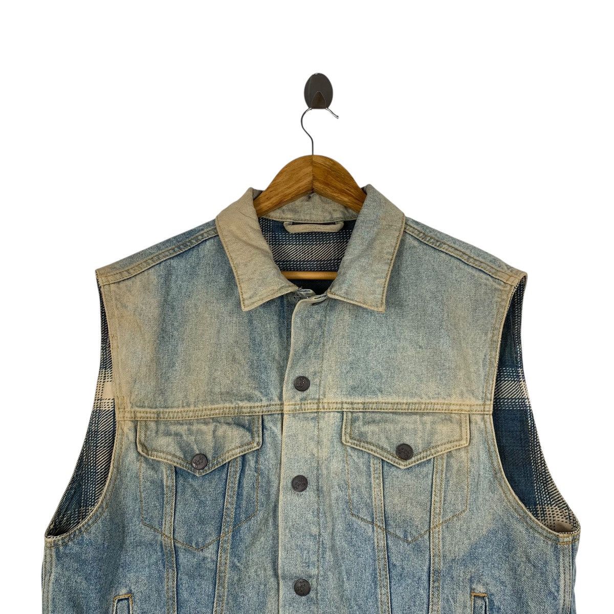Mickey Mouse × Vintage Vintage MICKEY MOUSE Disney Cartoon Reversible Jeans Jacket Size US L / EU 52-54 / 3 - 4 Thumbnail