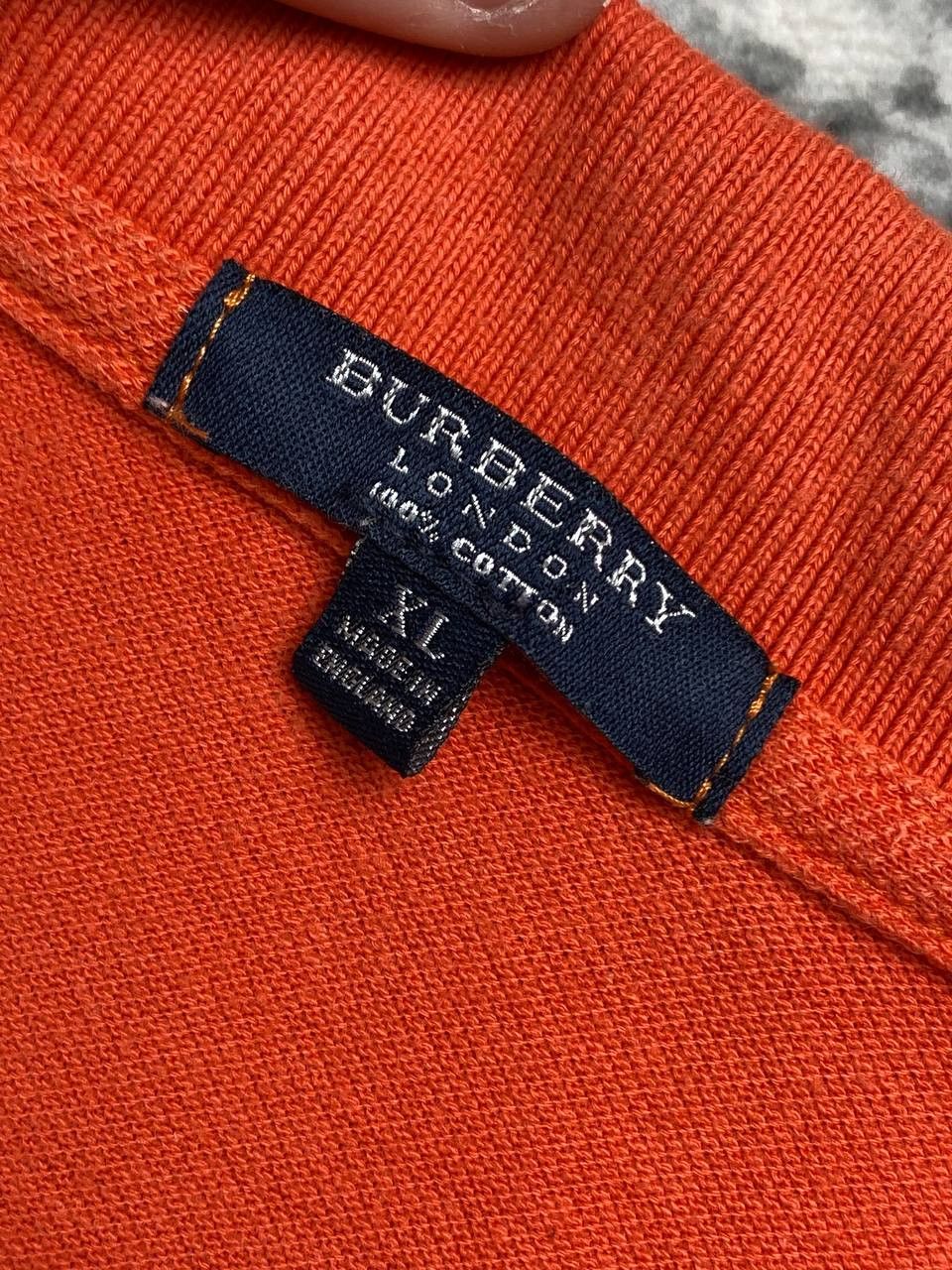 Burberry Burberry Brit Polo Shirt Nova Check Collar Men Size XL Size US XL / EU 56 / 4 - 5 Thumbnail