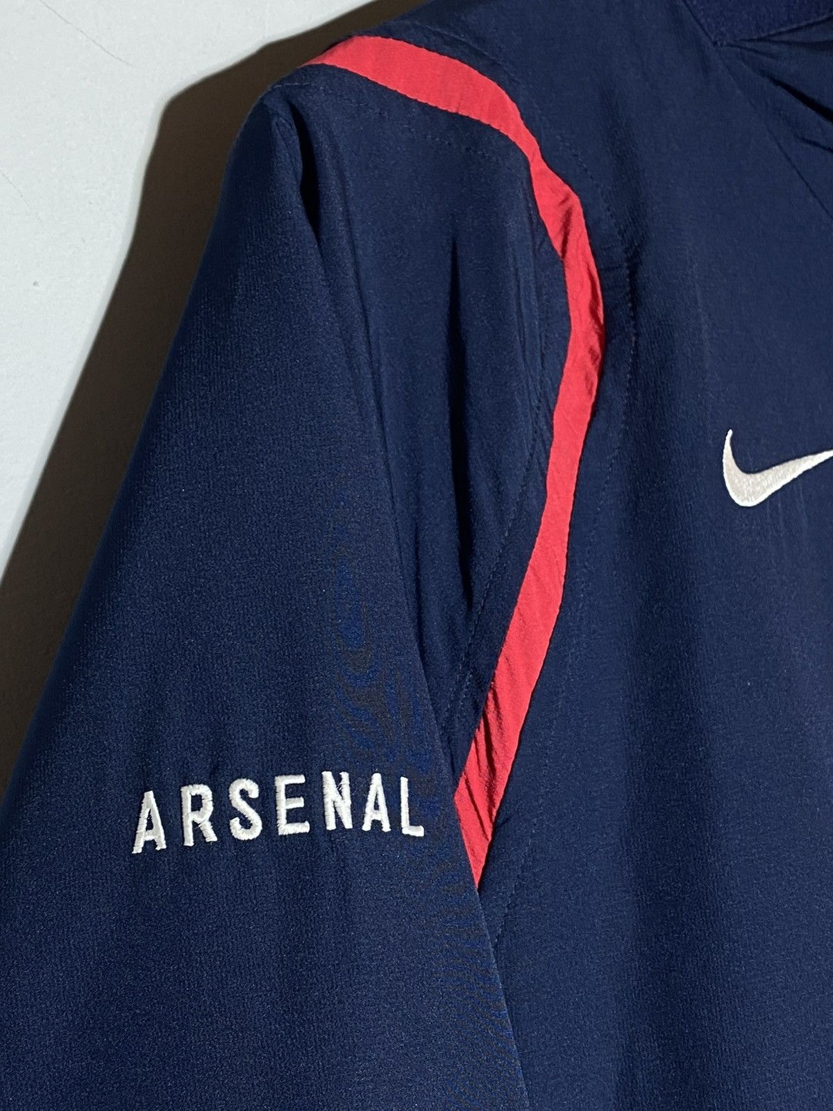 Nike 🔥 00s NIKE ARSENAL DRILL FLY EMIRATES JACKET SOCCER VIBES Size US S / EU 44-46 / 1 - 7 Thumbnail